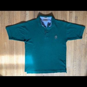 Vintage green Guess polo